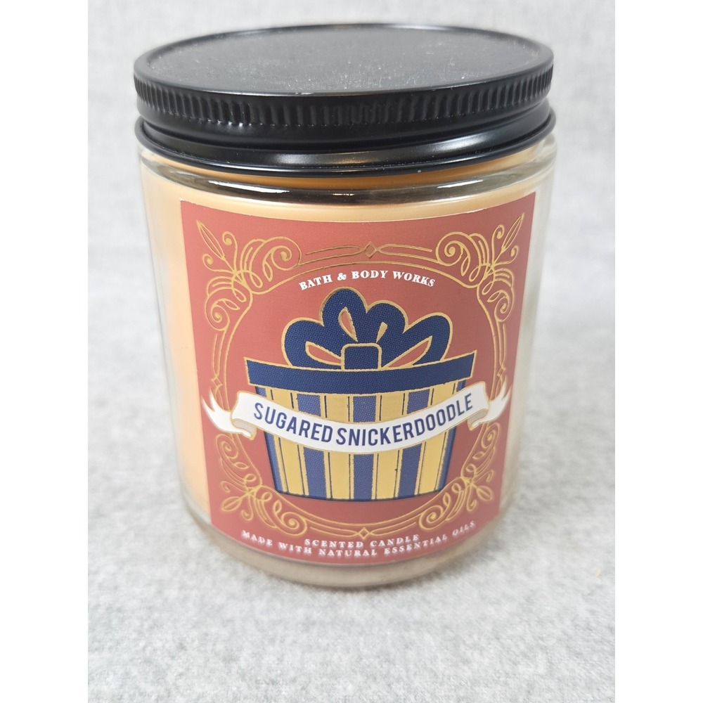 Bath & Body Works Sugared Snickerdoodle Single Wick Scented Candle NEW